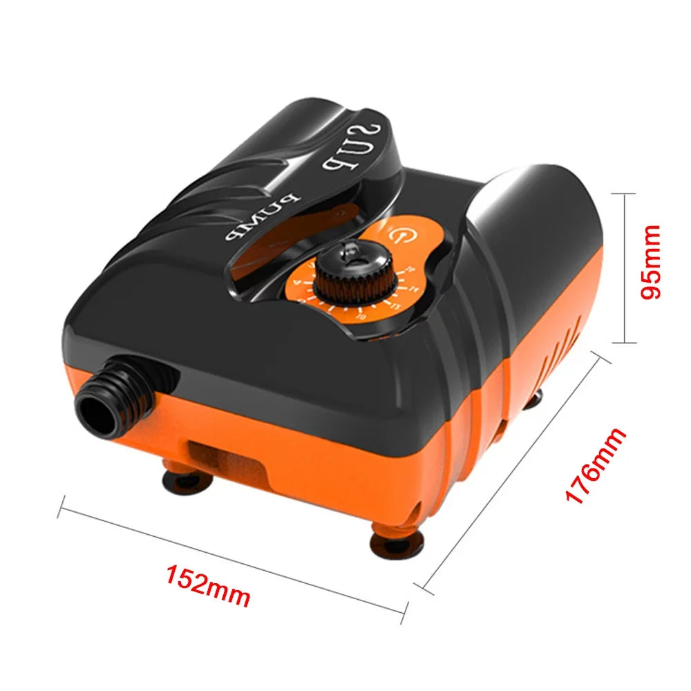 Tomshoo Chipset Electric Air Pump for Paddle Board Inflatable Pool Boat, 16PSI High Pressure Compressor