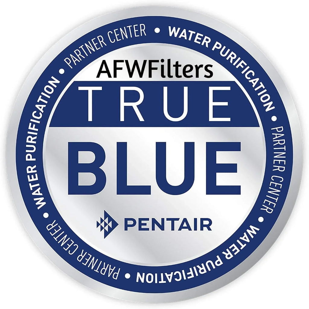 AFWFilters 2 cubic Foot 64k Whole Home Fluid Softener with Tough 10% Crosslink Resin, 3/4" Plastic MNPT Connection, and Blue Tanks