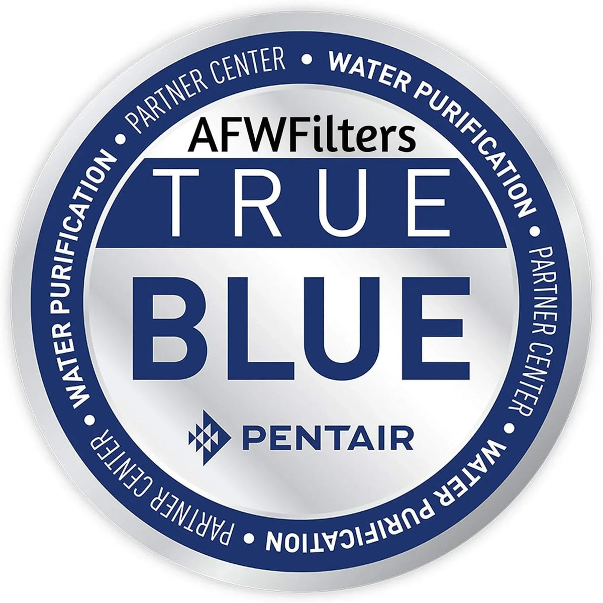 AFWFilters 2 cubic Foot 64k Whole Home Fluid Softener with Tough 10% Crosslink Resin, 3/4" Plastic MNPT Connection, and Blue Tanks