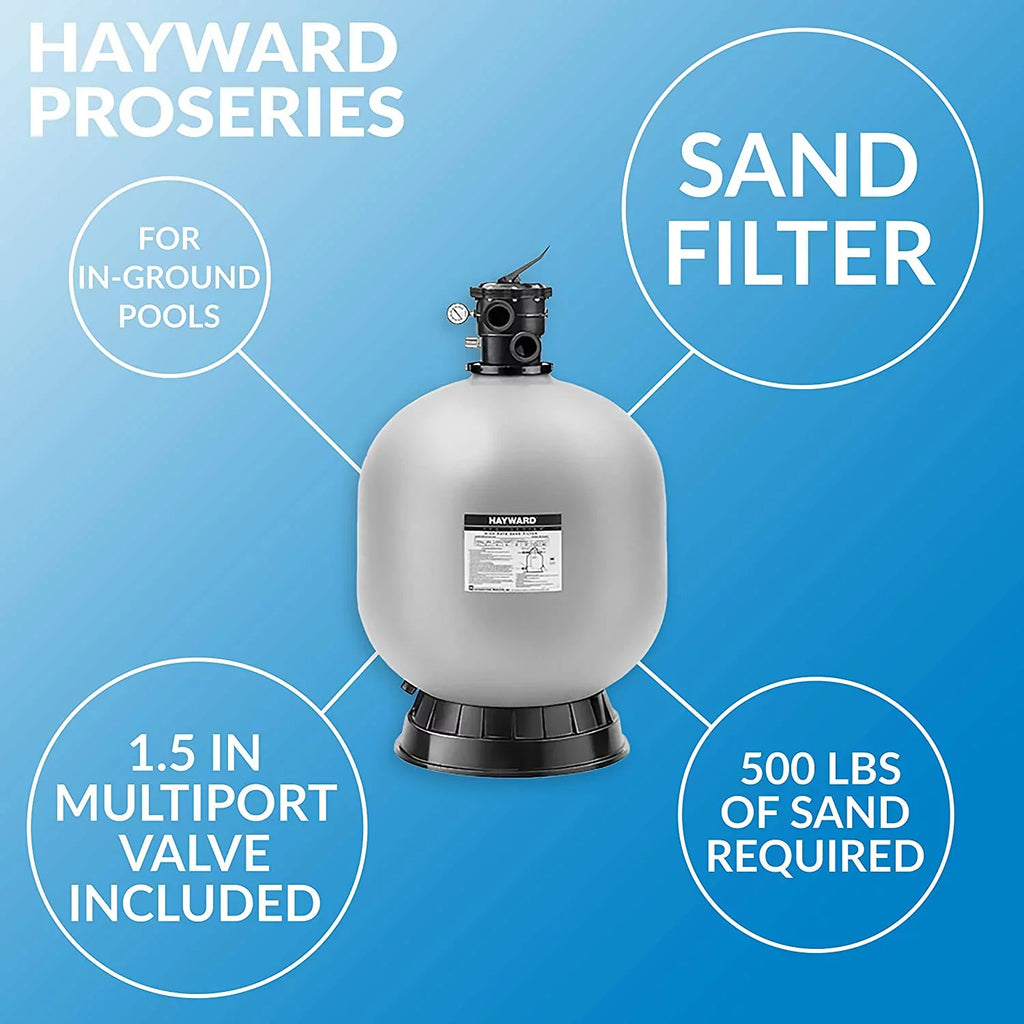 Hayward W3S310S Pro Series Side Mount 30" Pool Sand Filter Tank