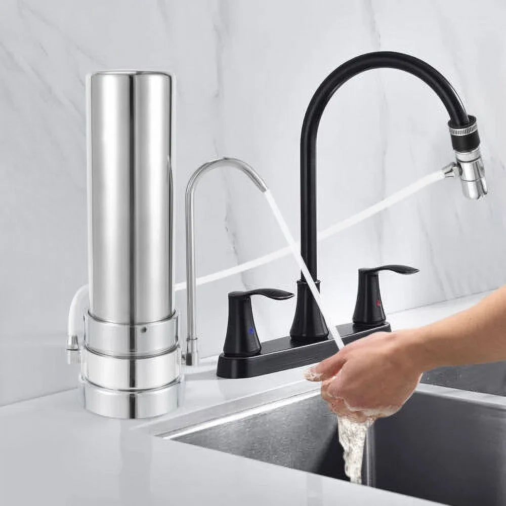 Stainless Steel Filtration System Filtration Countertop for Tap Liquid Filtration
