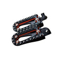 Fasst Impact Adventure Pegs Black/Orange for KTM 520 EXC 4 Stroke 2000-2002