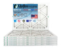 Glasfloss 18x22x1 - MERV 10 -Qty:6 - Furnace Air Filter - Made in USA (Actual Size: 17.5 x 21.5x7/8 inch)