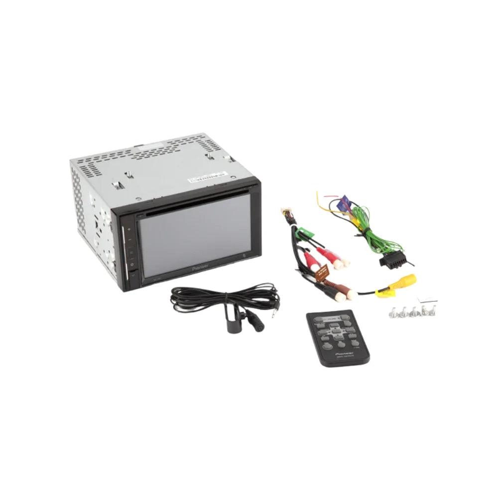 KIT4886 Bundle for 2001-2002 Suzuki XL-7 W/ Pioneer AVH-241EX Double DIN Car Stereo with Bluetooth/Backup Camera/Installation Kit/in-Dash DVD/CD AM/FM 6.2" Display Digital Media Receiver