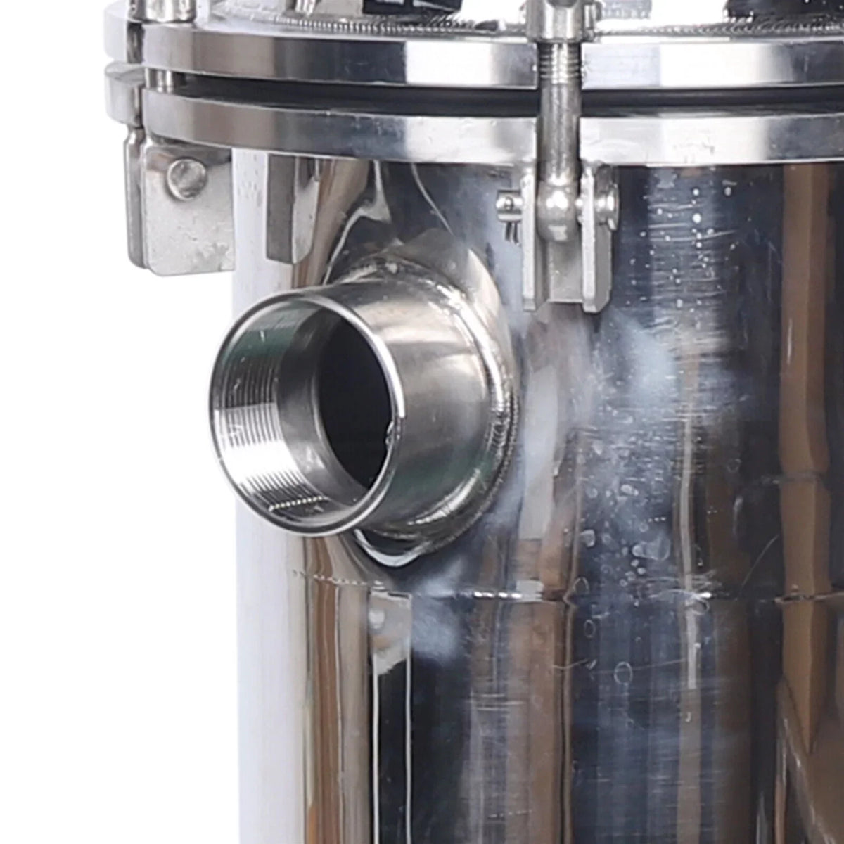 High Pressure Bag Filter Housing 2in NPT In/Out Stainless Steel 150PSI