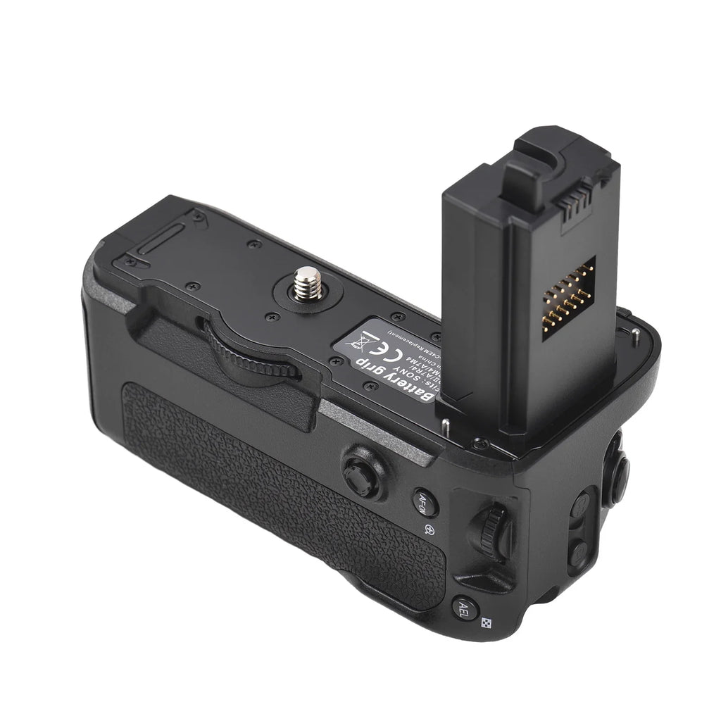 Carevas Grip Holder,Dual Battery Compatible A7rm4/ / A7siii/ A7r4/ A7m4/ A7rm4/ With A9ii/ A7r4/ A7riv/ A7rv/ A7rmv Battery Compatible With A7m4/ A7rm4/ / Compatible With A9ii/ A7siii/ A7riv/ A7rv/