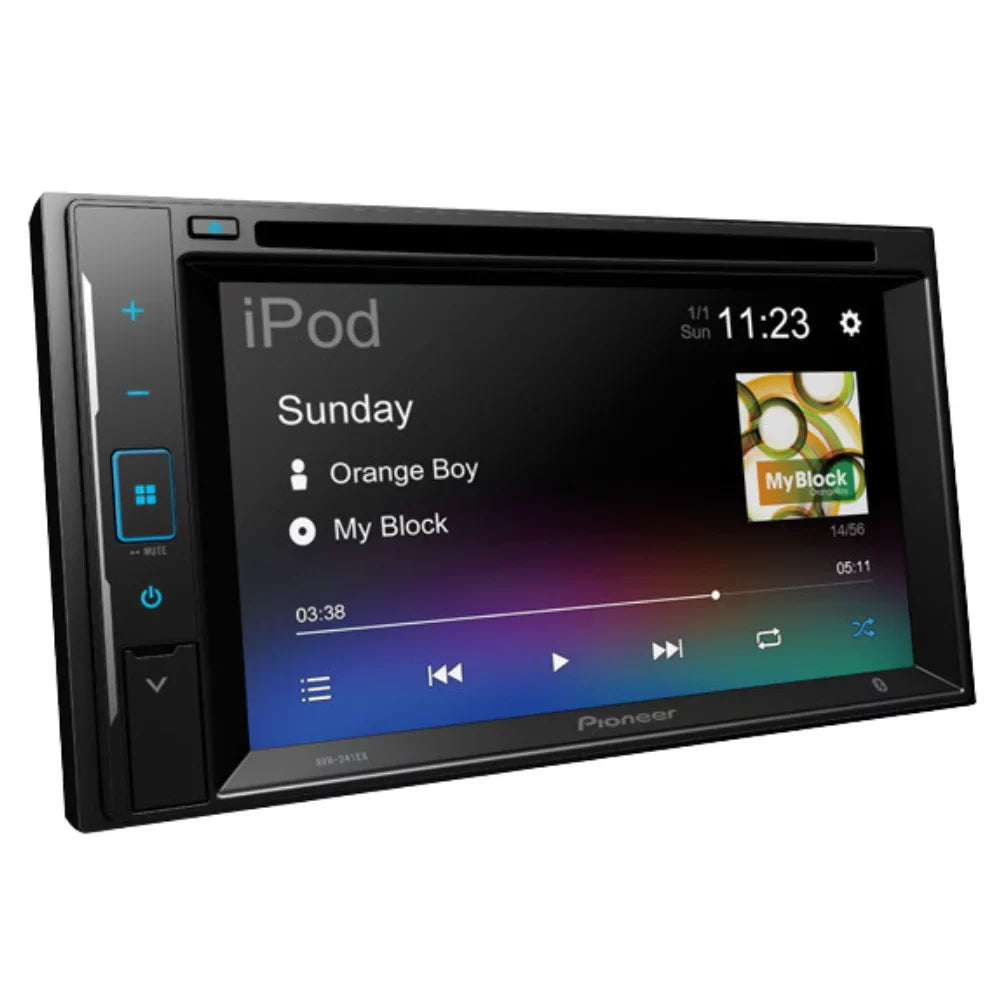 KIT4886 Bundle for 2001-2002 Suzuki XL-7 W/ Pioneer AVH-241EX Double DIN Car Stereo with Bluetooth/Backup Camera/Installation Kit/in-Dash DVD/CD AM/FM 6.2" Display Digital Media Receiver