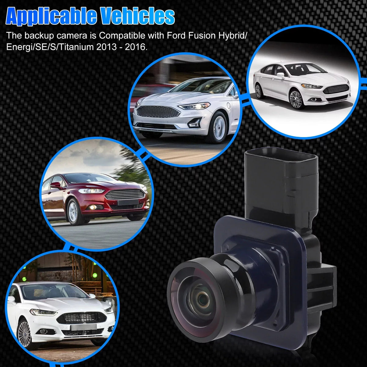 For 2013-2016 Ford Fusion Rear View Backup Parking Assist Camera ES7T19G490AA US