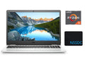 2021 Inspiron 15 3505 15.6" FHD Portable computer Ryzen 5-3450U Processor, 16GB RAM, 512GB PCIe SSD, Radeon Vega 8 Graphics, Webcam, HDMI, Bluetooth, Windows 10, White, with NSSDC Mousepad