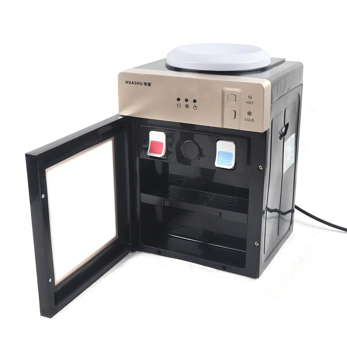 Oukaning Electric Liquid Dispenser Hot & Cold Freestanding Top Loading Detachable Sink
