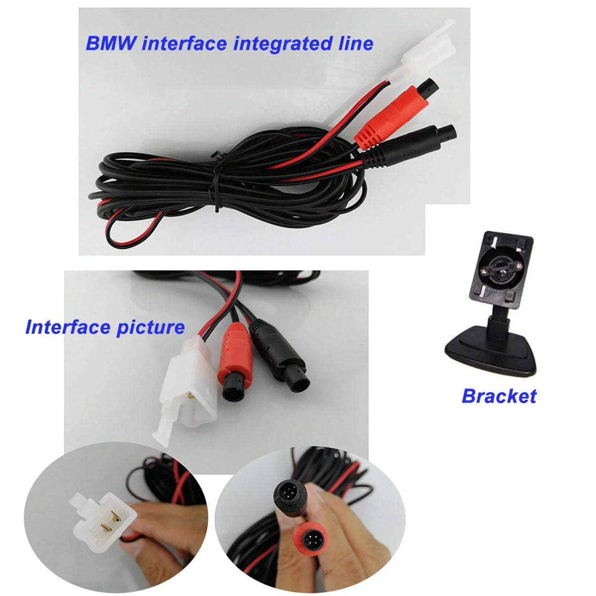 5'' TFT-LCD Backup Camera Car Rear View Backup Reverse System + HD Parking Camera for Truck Pickup Car Rear View Security Monitor & Fluid