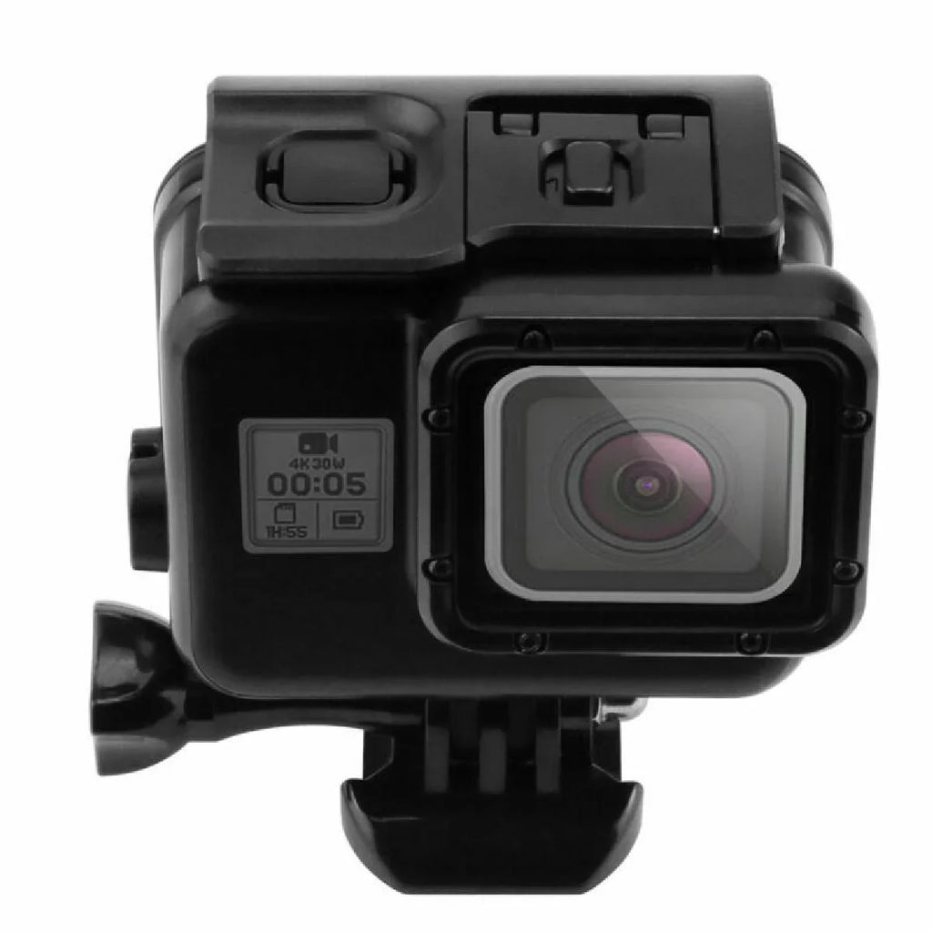 1 Set Fluid 60M Diving Full Body Hoursing Case Touch Display Backdoor For Gopro Hero 5/6/7