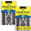 Air Bear 16x25x5 (4 7/8) AC Filter Replacement MERV 10 Plus Carbon 2 Pack