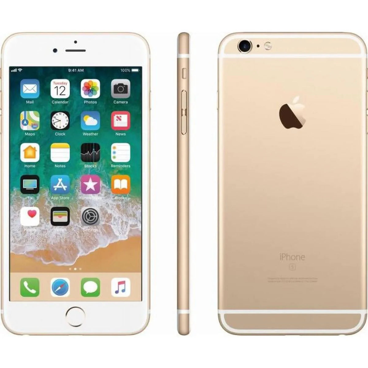 Pre-Owned iPhone 6S Plus, GSM Unlocked 4G LTE- Gold, 16GB (Refurbished: Good)