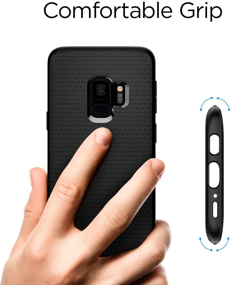 Spigen Liquid Air Armor Designed for Galaxy S9 Case (2018) - Matte Black