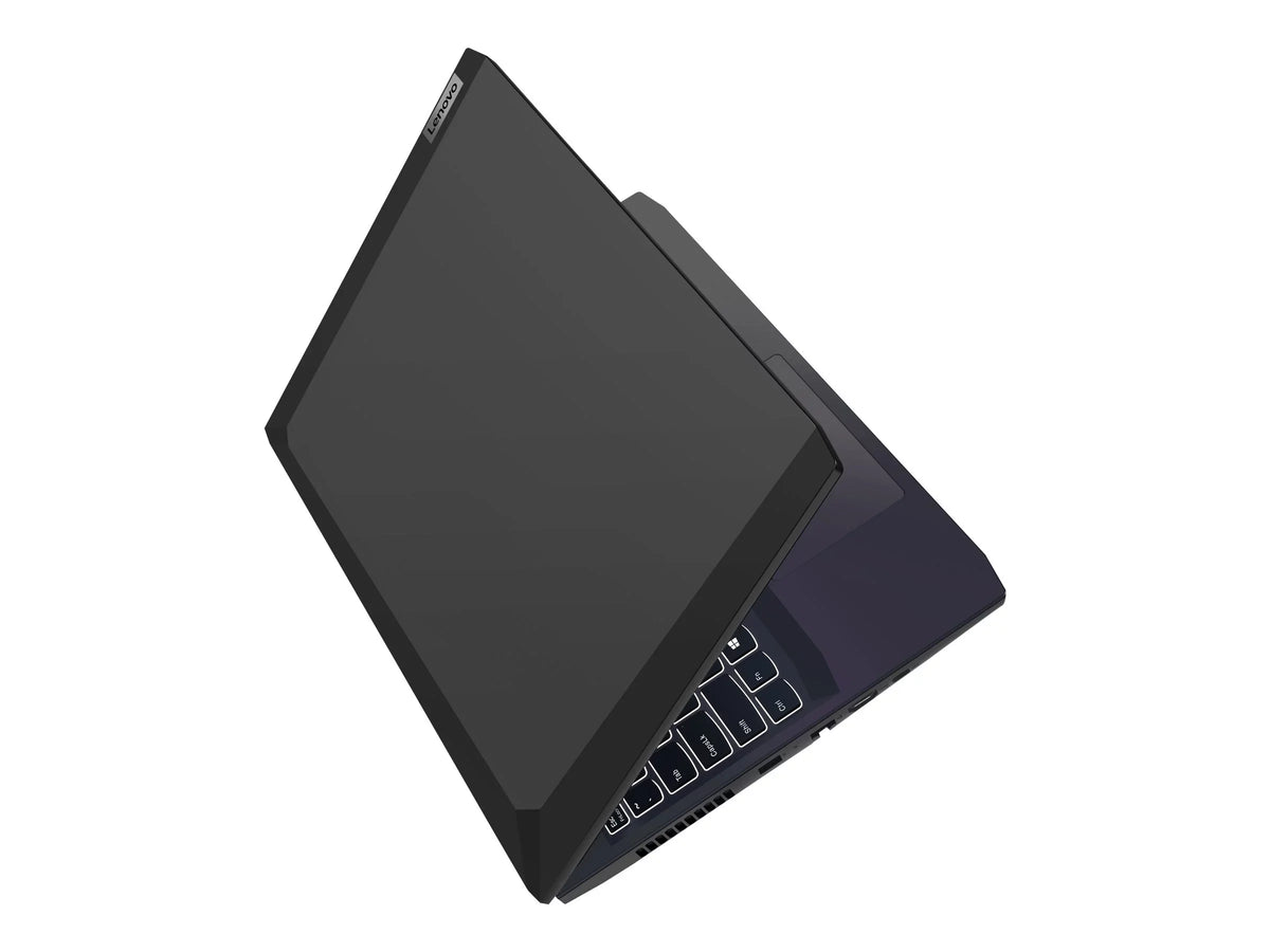 IdeaPad Gaming 3 15ACH6 82K2 - 180-degree hinge design - Ryzen 5 - 5600H / up to 4.2 GHz - Win 10 Home 64-bit - GF RTX 3060 - 8 GB RAM - 512 GB SSD NVMe - 15.6" IPS 1920 x 1080 (Full HD) @ 120 Hz - 802.11a/b/g/n/ac/ax - shadow black - kbd