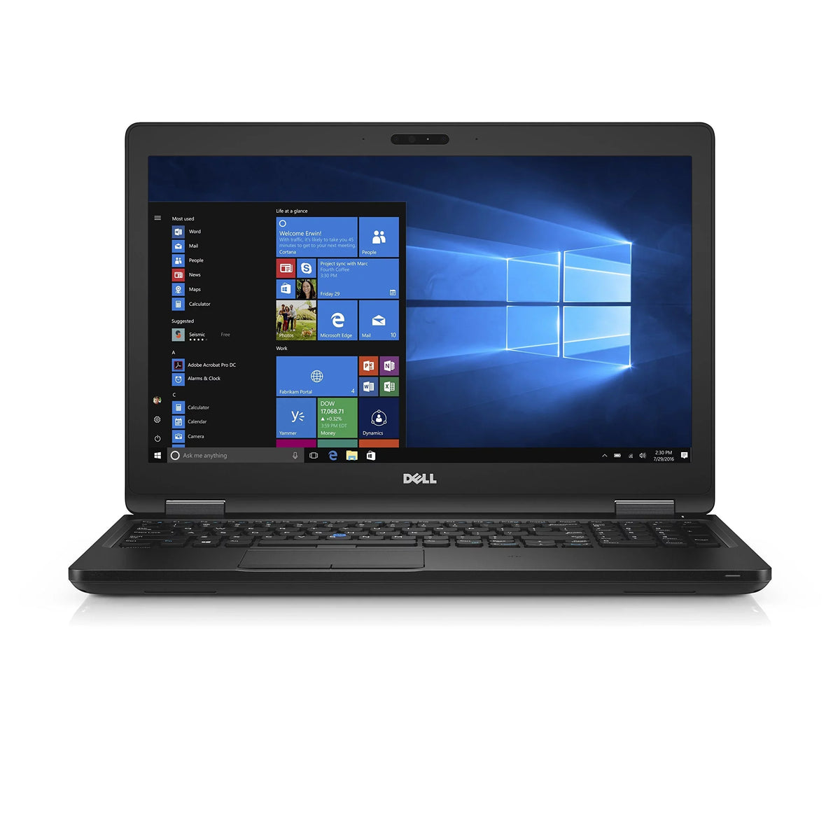 Restored Latitude 5580 Mobile pc Core i5 2.60 GHz 16GB Ram 500GB Windows 10 Pro (Refurbished)