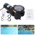 1.5HP 92GPM Above Ground SPA Swimming Pool Pump w/Strainer Filter 3450rpm 1100 W