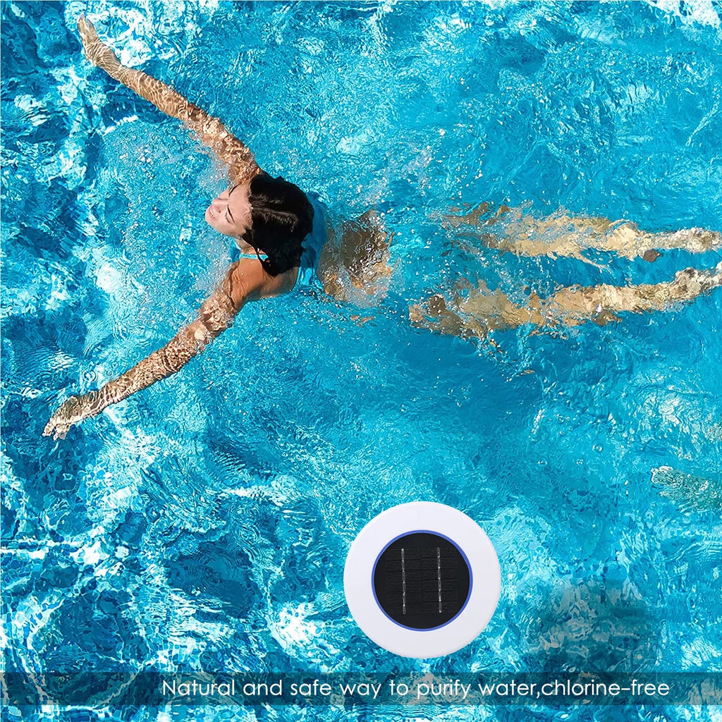 Mixfeer Solar Swimming Pool Solar Pool-Ionizer Swimming Pool Fluid Algae Inhibition Chlorine-Free Liquid Processor