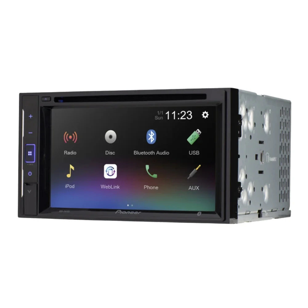 KIT2380 Bundle with Pioneer Multimedia DVD Car Stereo and Installation Kit - for 2006-2007 Isuzu i-350 / Bluetooth Display Backup Camera, Double Din in-Dash Mounting Kit