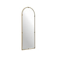 Arched Gold Framed Full-Length Mirror