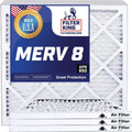 Filter King 38x29.5x1 Air Filter | 4-PACK | MERV 8 HVAC Pleated A/C Furnace Filters | MADE IN USA | Actual Size: 38 x 29.5 x .75"