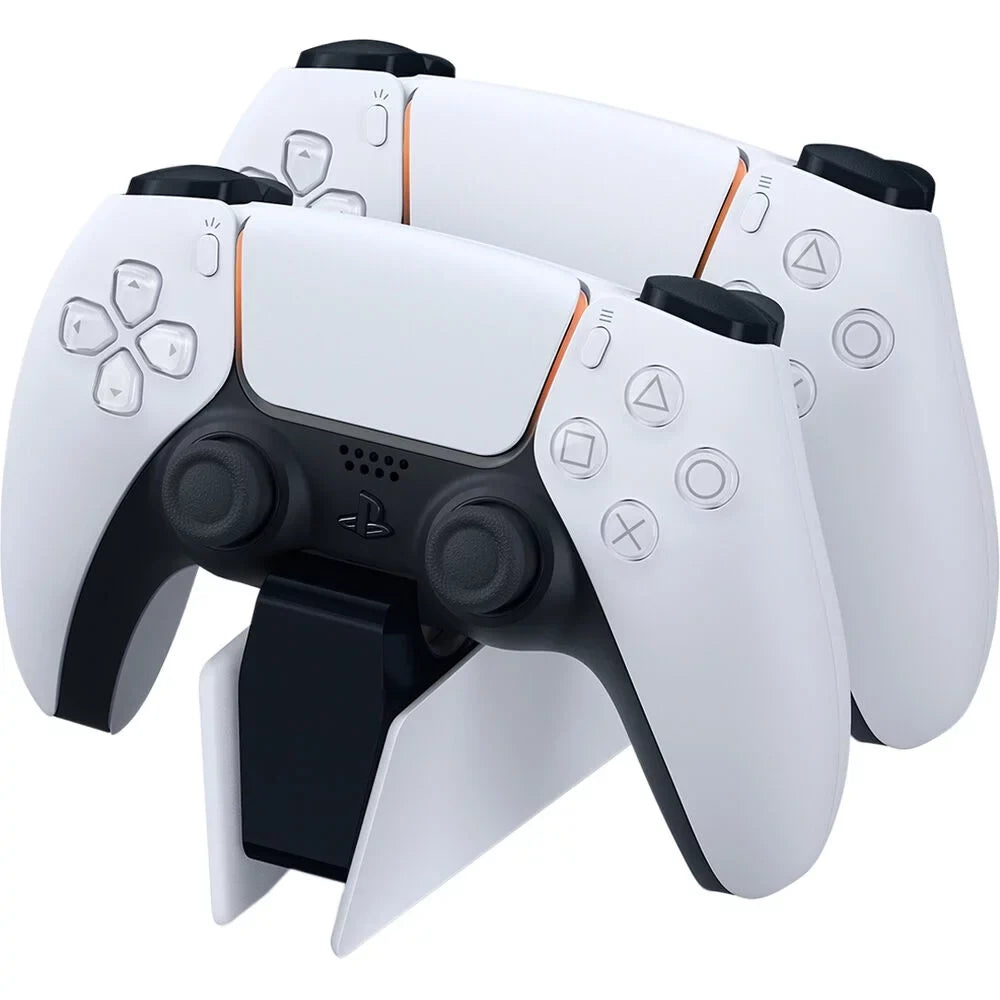 Playstation 5 Disc Version Console with Extra White Controller, DualSense Charging Station and Sackboy: A Big Adventure Bundle with Cleaning Cloth