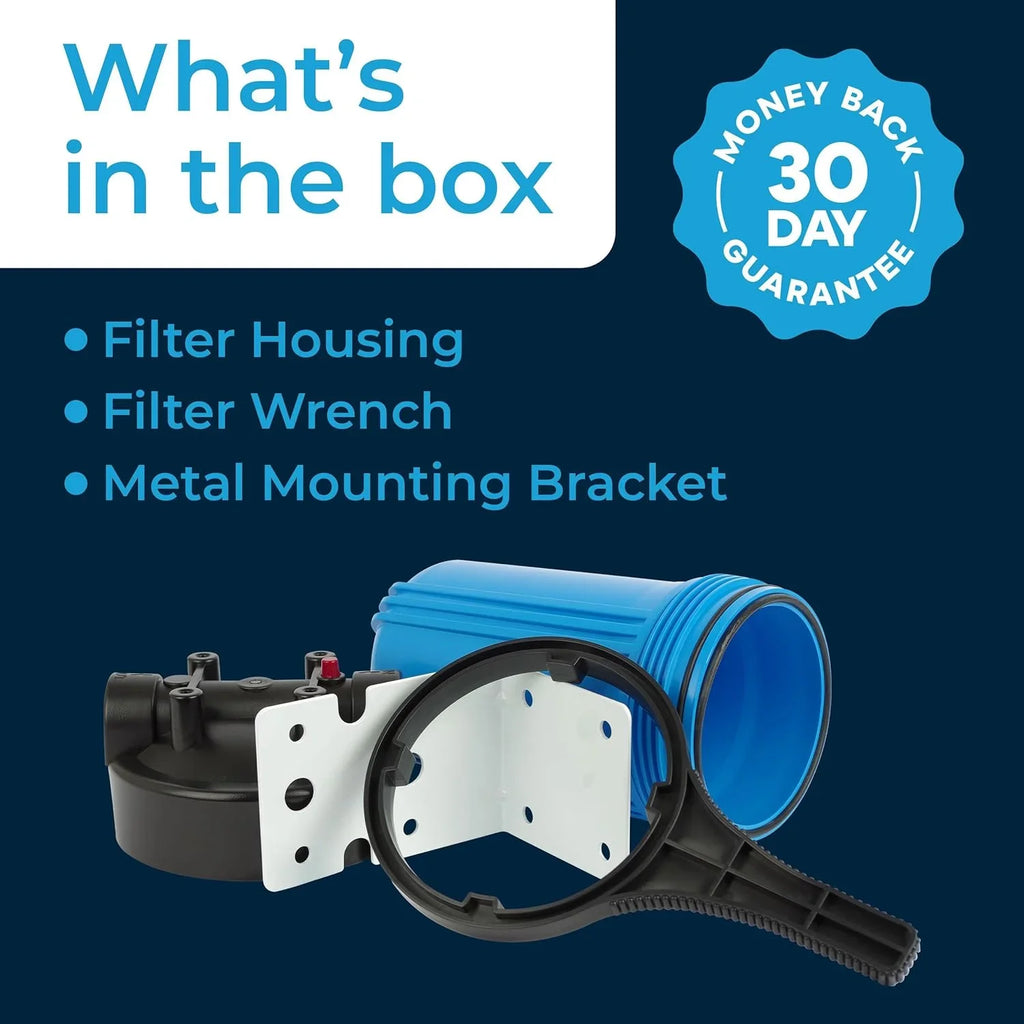 Liquid Filter Housing 10X4.5/10 Inch / X 4.5" / 10 BB / 150469, 1" NPT