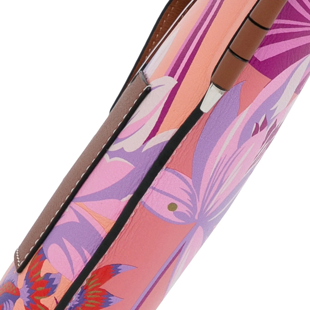 Pre-Owned Authenticated Loewe x Paulas Ibiza Liquid Gate Pocket Crossbody Calf Leather Pink Crossbody Bag Unisex (Good)