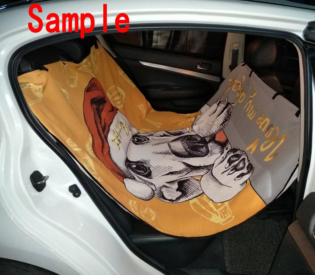 GCKG Flip Flops,Slippers Art Pet Car Seat Cover Dog Car Seat Mat Hammock Cargo Mat Trunk Mat For Cars Trucks and SUV 54x60 inches