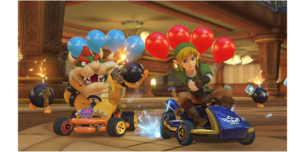 Mario Kart 8 Deluxe Nintendo Switch with Core Innovations Controller
