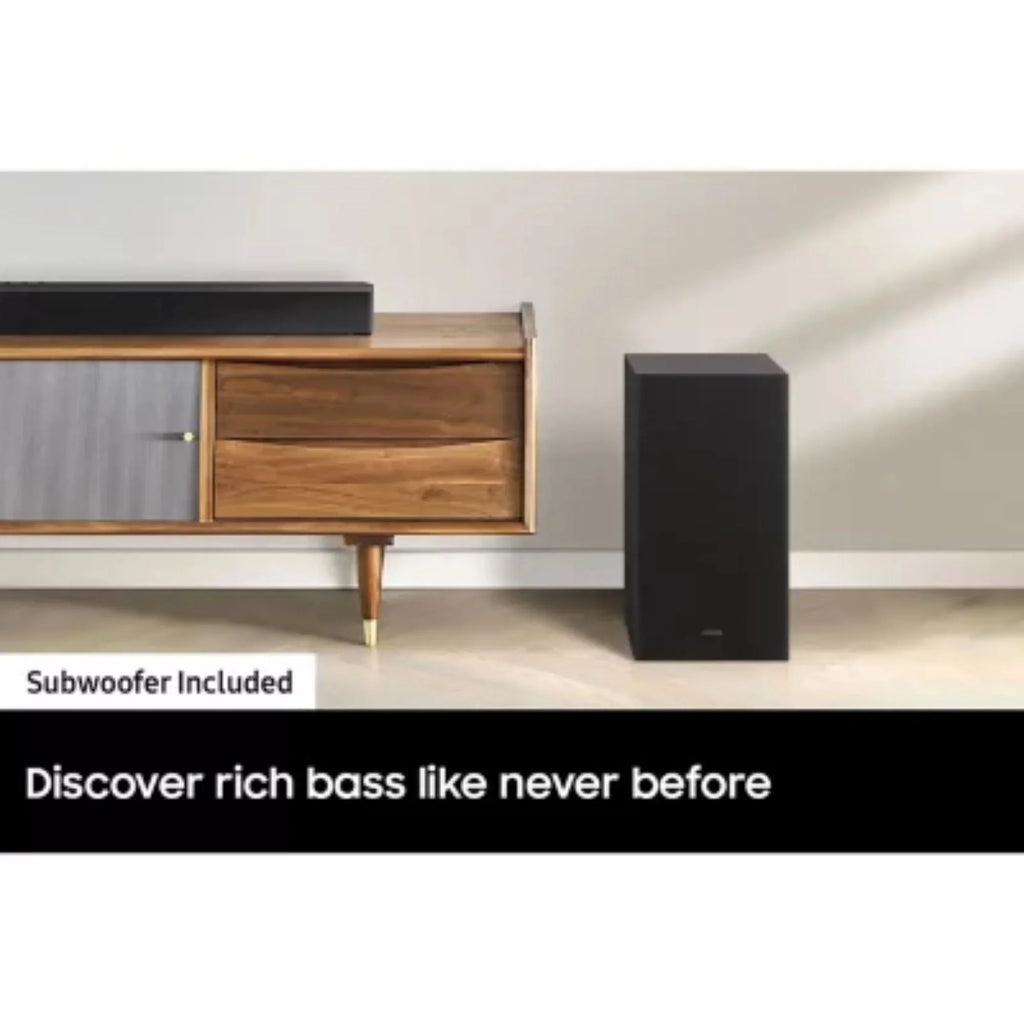 Restored HWA58C/ZA 5.1 Channel Soundbar With Rear Surround Sound Speakers, Black (Refurbished)