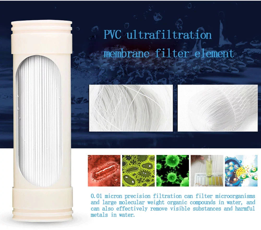 INTSUPERMAI Liquid Filter Fluid Purification Parent-child Formula Household Stainless Steel 1000L/H
