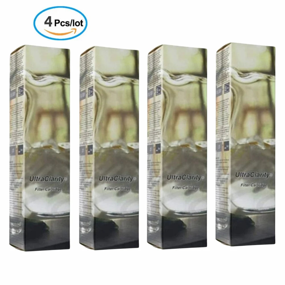 Bosch Ultra Clarity Cuno Refrigerator Liquid Filter REPLFLTR10 9000 077104 9000194412 Fits 644845 674655(4 Pack)