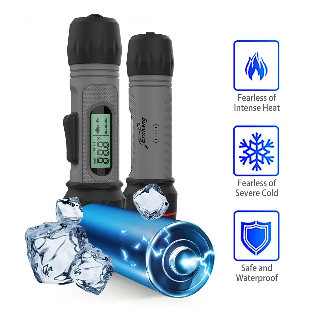 Erchang Undersea camera,Handheld Fish Fluid Sonar Fish Sonar Fish Ice Fish Wireless Liquid Undersea Camera Fish Ice Fish Sonar HUIOP XINZY