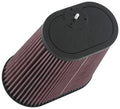 K&N Universal Clamp-On Air Filter: High Efficiency Premium, Washable, Replacement Filter: Flange Diameter: 3.125 In, Filter Height: 9 In, Flange Length: 0.625 In, Shape: Tapered Oval, RU-1012