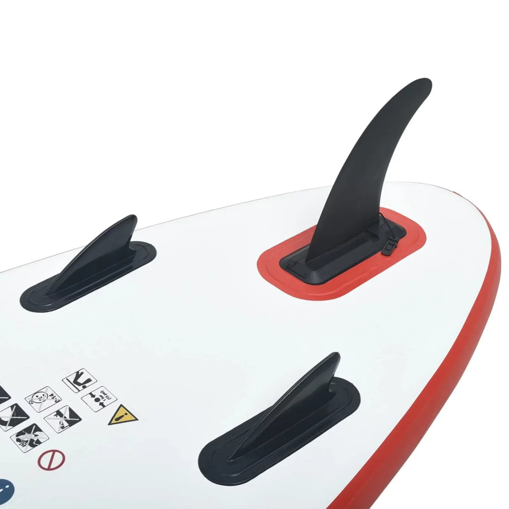 Suzicca Inflatable Paddleboard Set Red and White