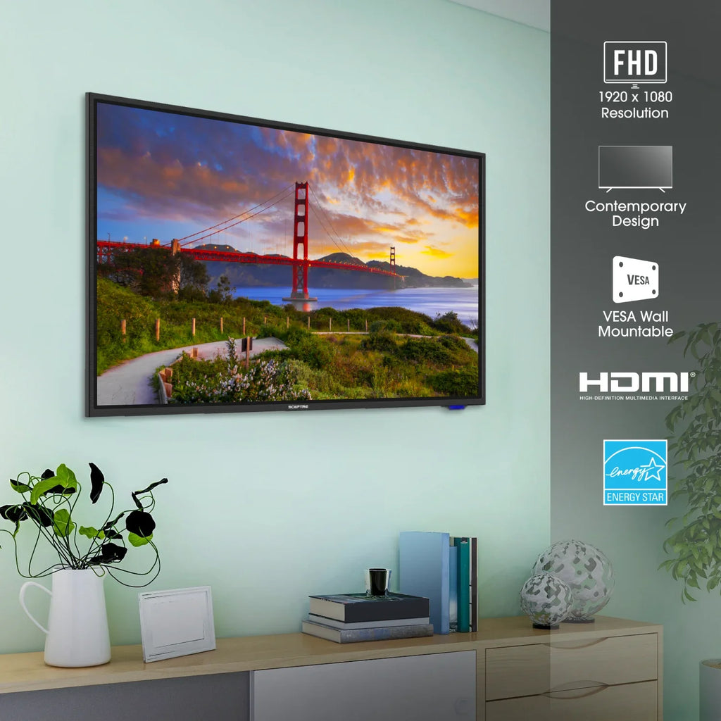 Sceptre 32" Class 1080P FHD LED TV X325BV-FSR