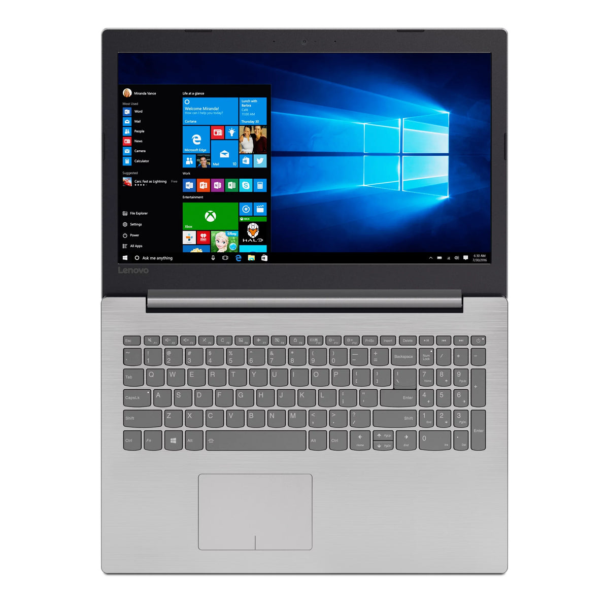 Ideapad 320, 15.6" HD, A12-9720P, 8GB RAM, 1TB HDD, WIN 10, Platinum Grey