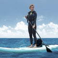 SKYSHALO 10.6 ft Kayak Board Inflatable Stand Up Paddle Board with Seat Accessory