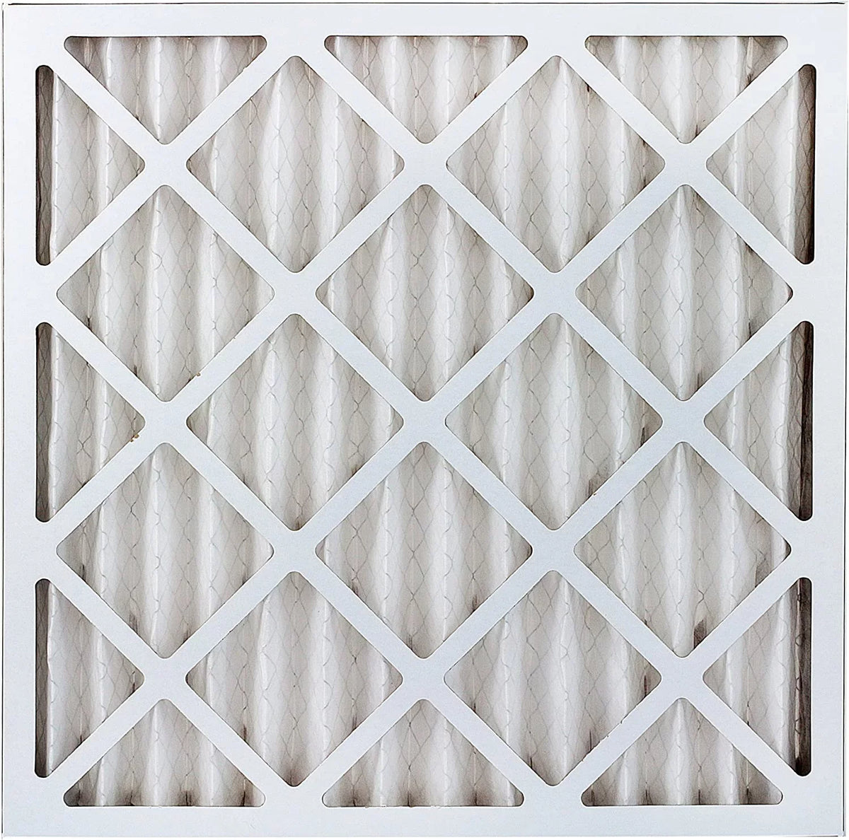 Filterbuy 15x15x2 MERV 8 Pleated HVAC AC Furnace Air Filters (12-Pack)