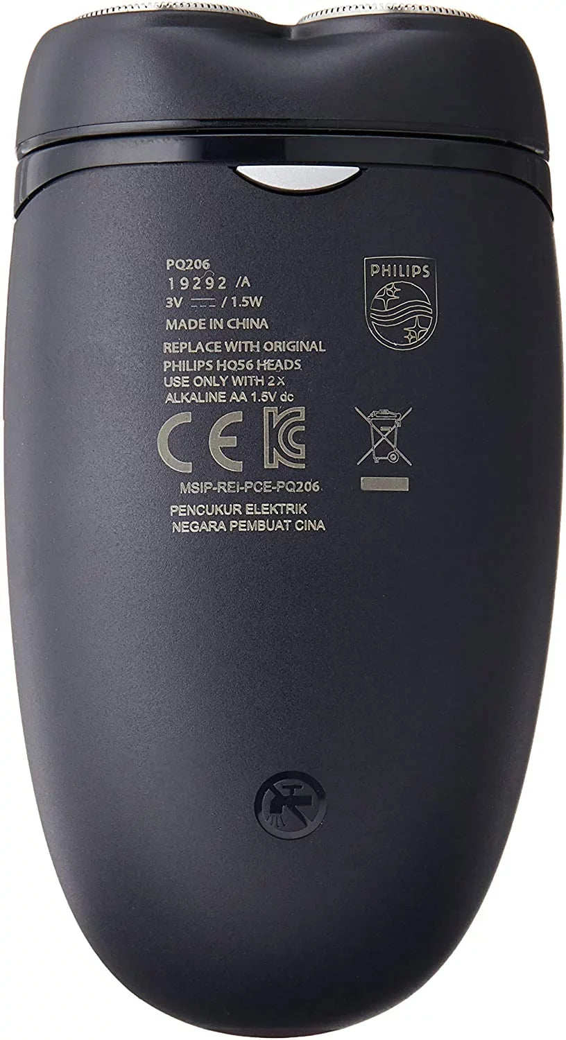 PHILIPS PQ206 ELECTRIC SHAVER BATTERY POWERED CONVENIENT TO CARRY /GENUINE