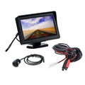 5'' TFT-LCD Backup Camera Car Rear View Backup Reverse System + HD Parking Camera for Truck Pickup Car Rear View Security Monitor & Fluid