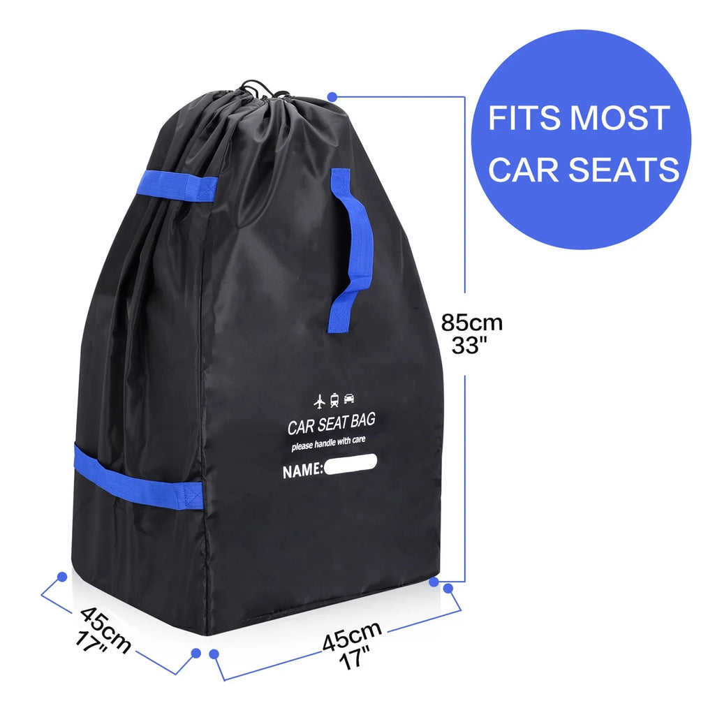 Car Seat Bag for Air Travel Universal Infant Carseat Storage Bag for Airplane Gate Check Large Long-lasting Carseat Travel bag with Shoulder Straps