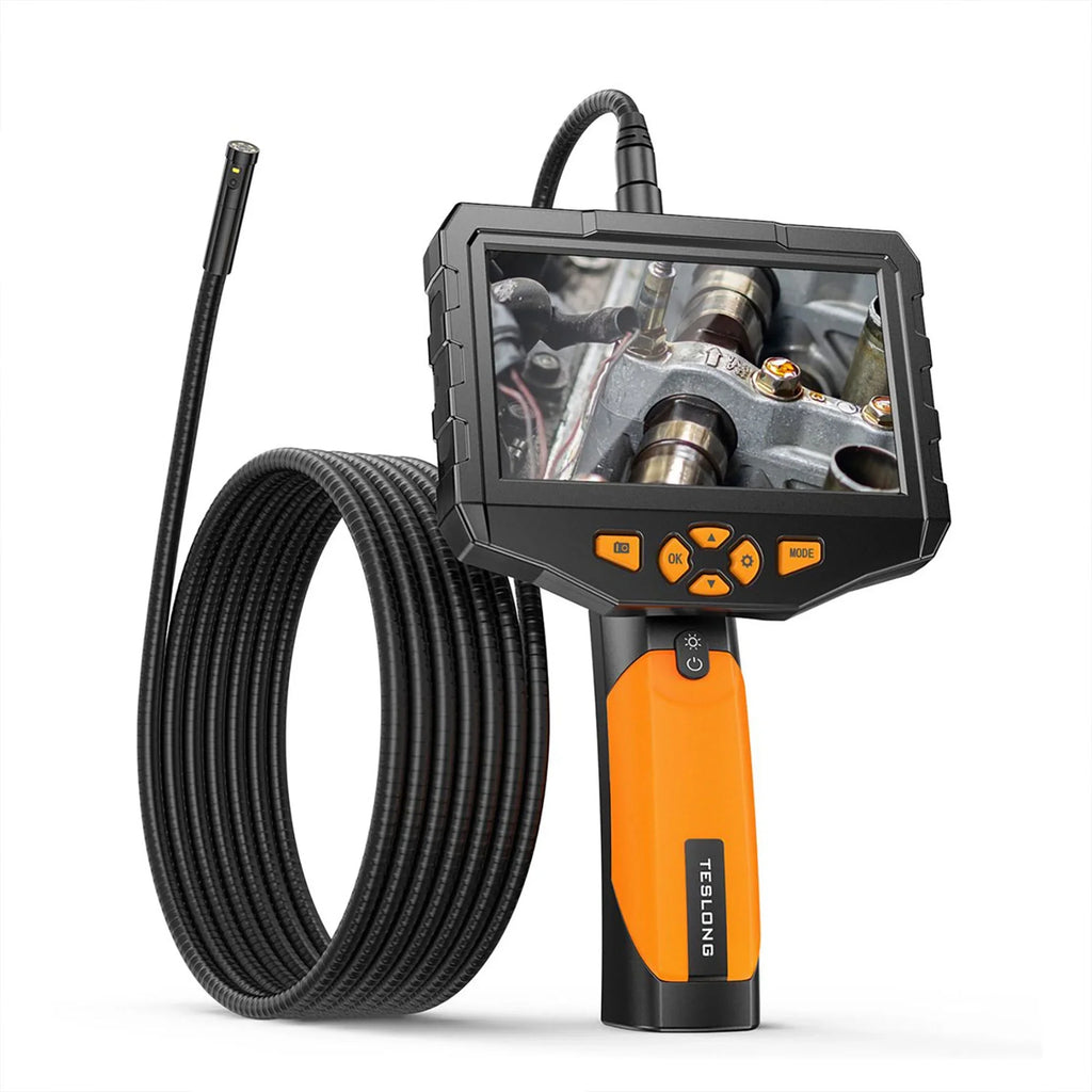 Teslong Dual Lens Endoscope & Household Inspection Camera with 5 In Display