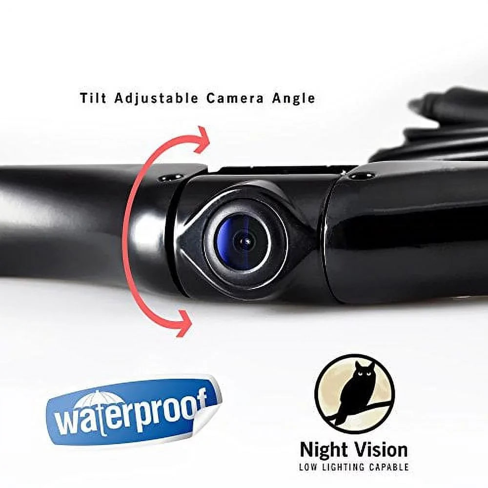 Pyle M-PLCM4375WIR_0 Wireless Rearview Backup Car Camera Monitor System Liquid Black 4.3 Display