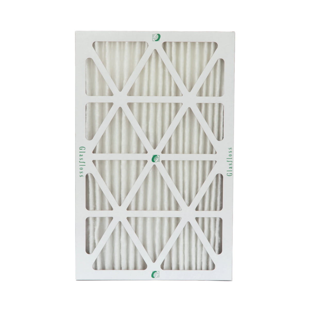 3 Pack of 16x24x2 MERV 13 Pleated 2" Inch Air Filters by Glasfloss. Actual Size: 15-1/2 x 23-1/2 x 1-3/4