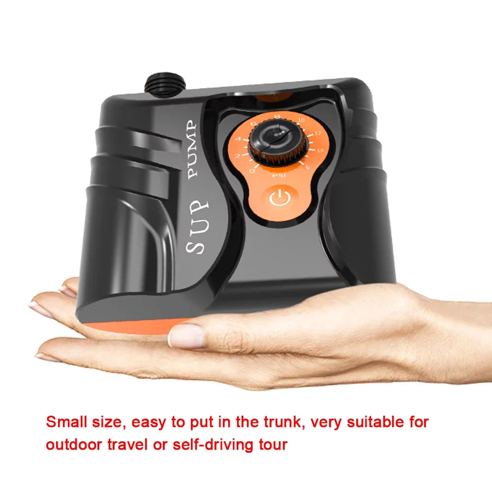 Tomshoo Chipset Electric Air Pump for Paddle Board Inflatable Pool Boat, 16PSI High Pressure Compressor