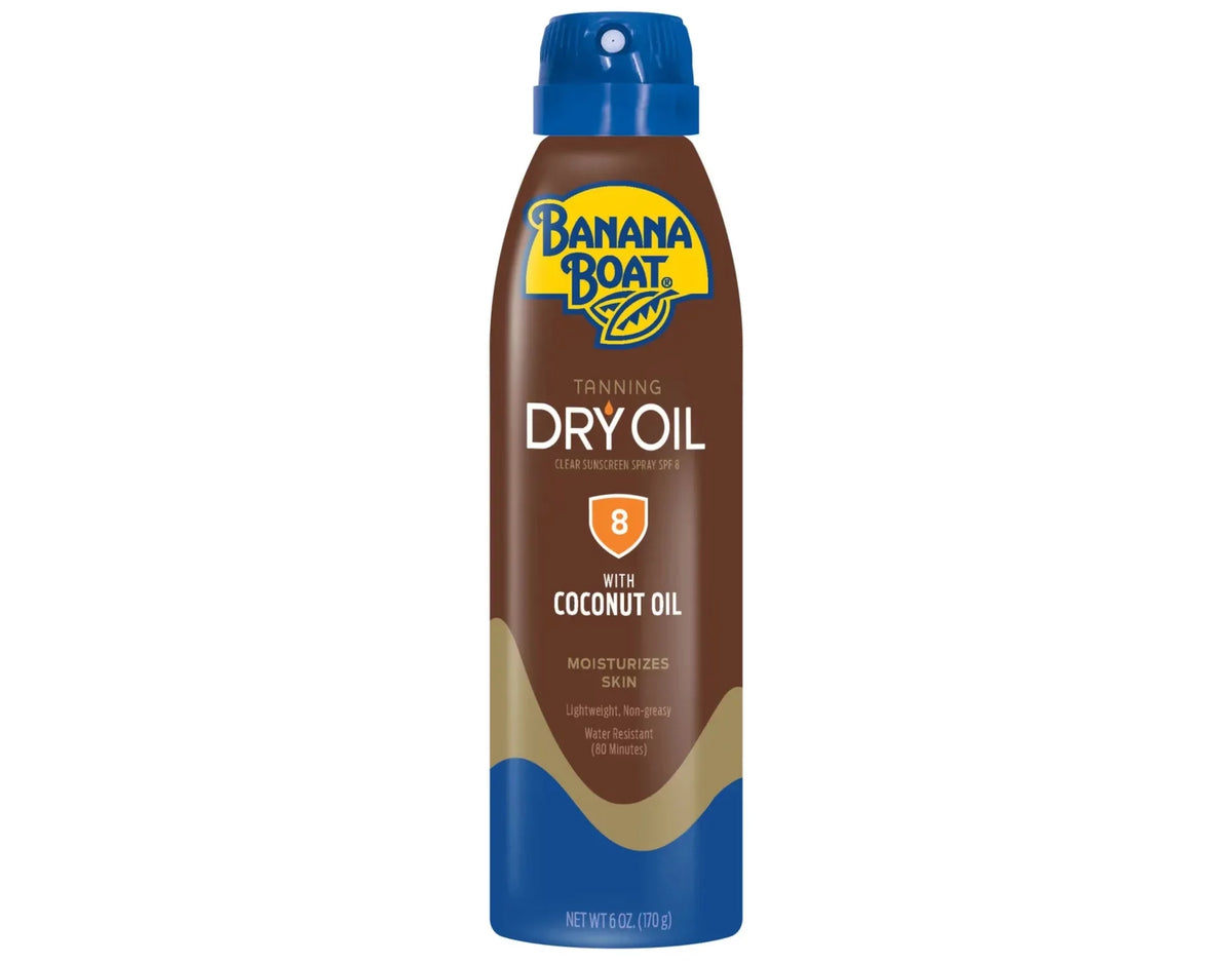 Banana Boat UltraMist Deep Tanning Dry Oil - SPF 8 (Pack of 6)