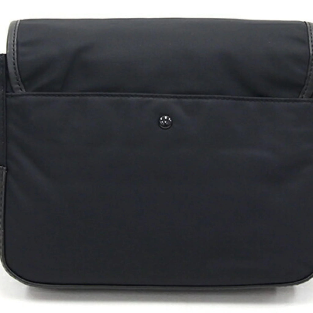 Pre-Owned Tory Burch shoulder bag Perry 58044 black green nylon leather ladies TORY BURCH (Good)